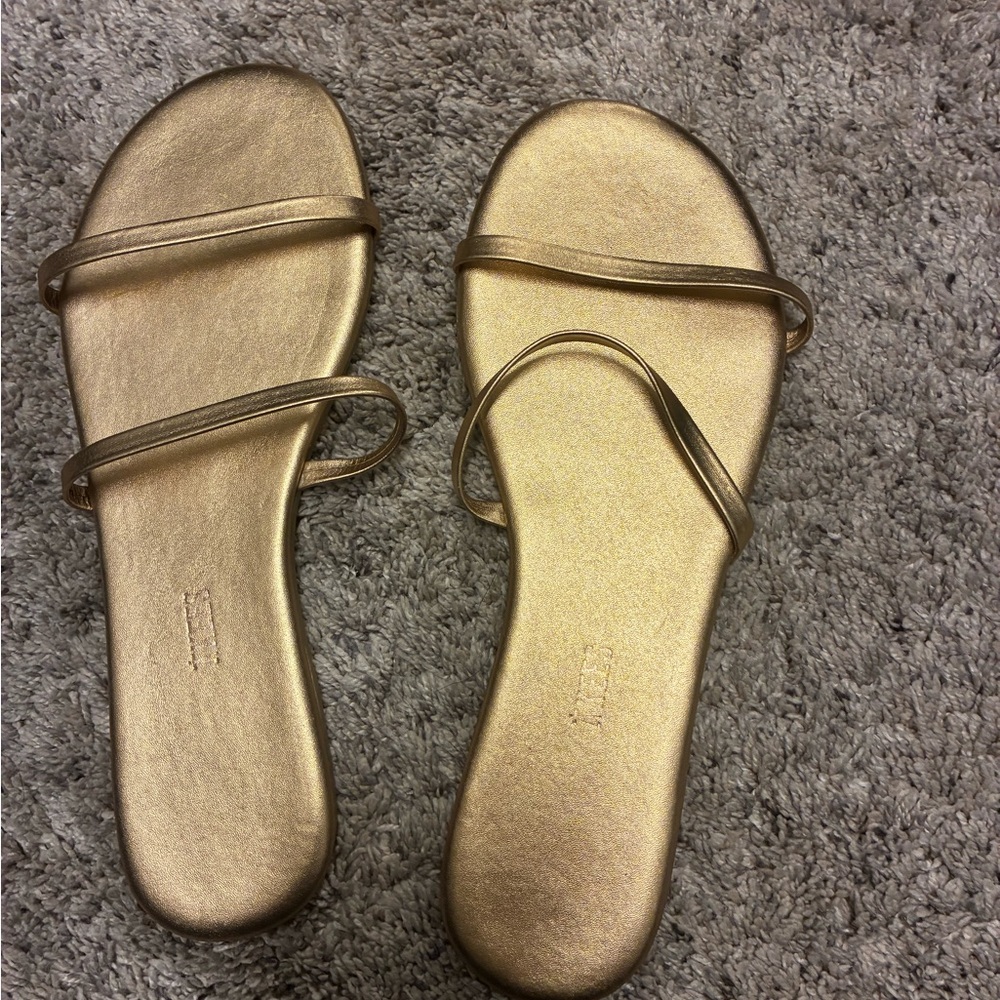 TKEES Gold Women's Sandals